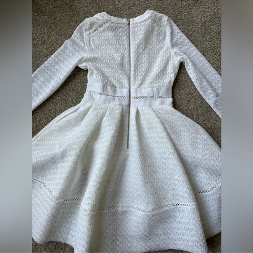 Maje $465 White Textured Dress with Lace Detail. Size 1.
Like new condition. - Picture 7 of 12
